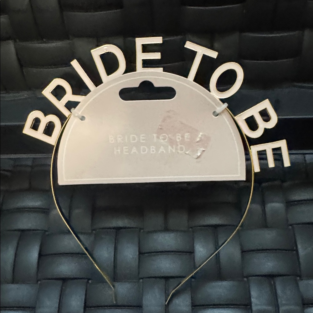 Bride To Be Headband: Bridal Shower Bachelorette Party- One Size Bride gift